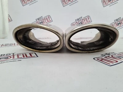 Original Endrohr Chrom Auspuff rechts und links - Bild 1 von 4