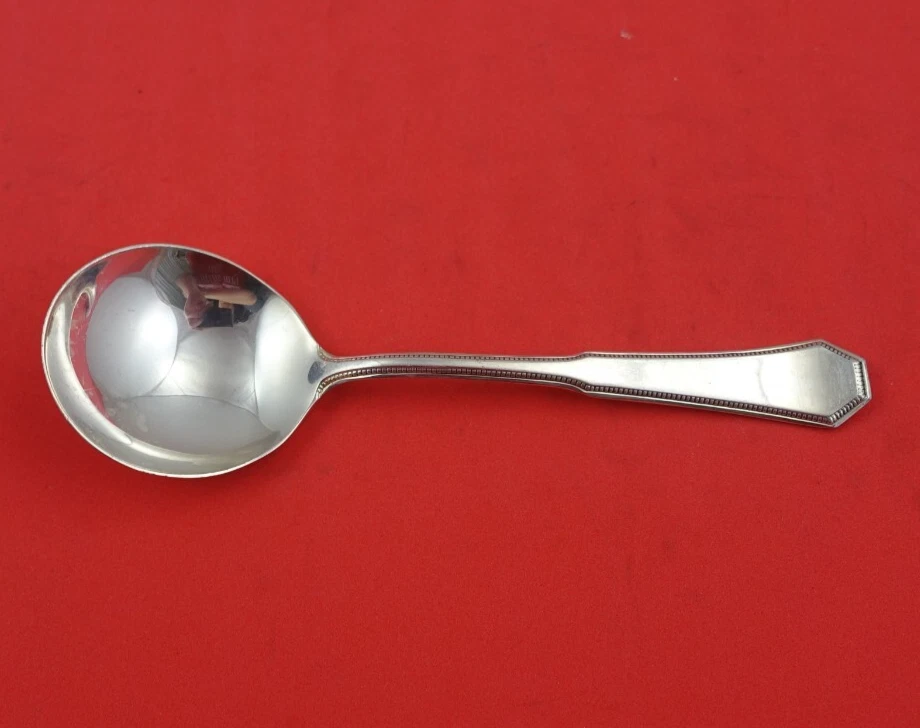 American Federal by Reed and Barton Sterling Silver Cream Soup Spoon 6" Heirloom - Image 1 of 3