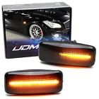 Smoke Lens Amber Sequential Blink Led Fender Signal Markers For Infiniti M35 M45