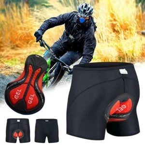 5D Padded Bicycle MTB Liner Mountain Biking Men's Cycling Underwear Bike Shorts - Picture 1 of 20