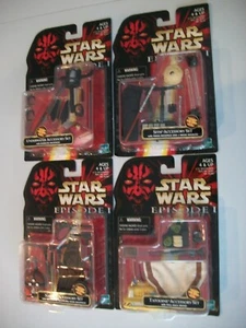 Star Wars Episode I Accessory Sets NABOO ~ UNDERWATER ~ SITH ~ TATOOINE NIB - Picture 1 of 6