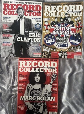 Record collector magazines x 3. 2014. The kinks, the zombies, eric clapton etc . - Image 1 of 4