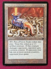Magic The Gathering LEGENDS SERPENT GENERATOR single artifact card MTG