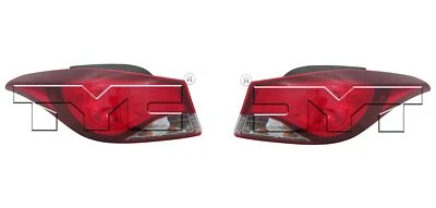 Luz trasera exterior del lado del conductor y del pasajero para Hyundai Elantra 2014-2016 construido en EE. UU. Foto 1 de 3