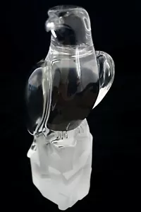 BLEIKRISTALL LARGE CLEAR CRYSTAL FREEDOM EAGLE FIGURINE FIGURE SCULPTURE STATUE - Picture 1 of 5