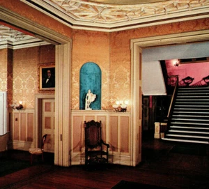 The Chateau Rotunde Northfield Hotel Treppe Wohnzimmer MA Vintage Postkarte - Bild 1 von 4