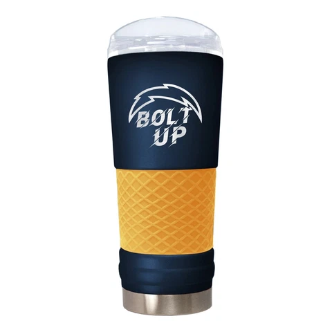 Los Angeles Chargers NFL "Bolt Up" The Draft 24oz Stainless Steel Travel Tumbler Cover
