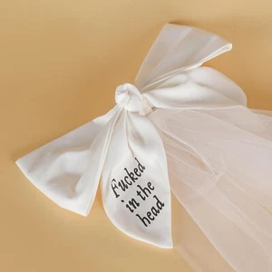 Taylor Lyrics Bow & Veil Clip – Perfect Concert Tour Accessory - Picture 1 of 4
