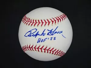 RALPH KINER SIGNED OFFICIAL OMLB BASEBALL INSCRIBED "HOF 75" WITH PSA COA - Picture 1 of 7