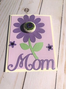 Muttertagskarte, lila, Mama, Etikett, Sammelalbum - Bild 1 von 5