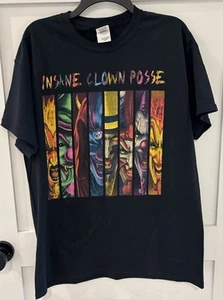 Maglietta Pazzo Clown Posse Doppio Lato Hatchet Uomo Juggalos Gildan Tag Large - Foto 1 di 3