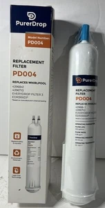 PurerDrop PD004 REPLACEMENT WATER FILTER # 3 Refrigerator Purer Drop SEALED - Picture 1 of 5