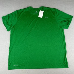 Nike Dri FIT Legend T Shirt Mens 3XL Kelly Green Fitness Lift Tee Training NWT - Picture 1 of 12
