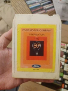 Ford Motor Company Presents Stereo For The '80s, 8-Track Tape - Foto 1 di 4
