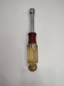 Craftsman Vintage 1/2 Nut Driver H Clear Red 41976 USA  - Picture 1 of 8