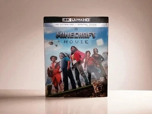 A Minecraft Movie (4K Ultra HD + Digital Code) Brand New w/ Slipcover - Picture 1 of 3