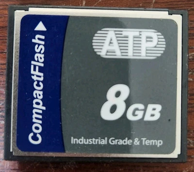 ATP Pro Max 8GB CF Compact Flash Camera Memory Card Industrial Grade Temperature - Image 1 of 2