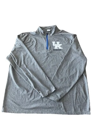 Kentucky Wildcats University Pullover 1/4 Zip Captivating Apparel 3XL Gray - Image 1 of 4