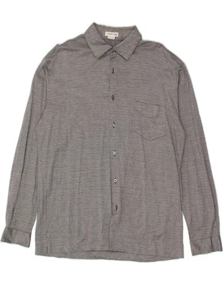 CERRUTI 1881 Mens Shirt IT 54 XL Grey Cotton S231 - Image 1 of 4