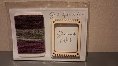 Small Hand Loom with Shetland Wool and Needle - NEW - Image 1 of 3
