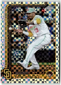 2025 Topps Chrome MLB No. 53 Manny Machado Checkerboard Refractor - Bild 1 von 2