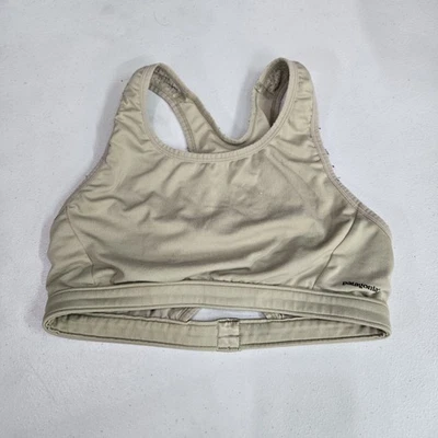 Sujetador deportivo Patagonia para mujer mediano beige inalámbrico vintage espalda deportiva Foto 1 de 4