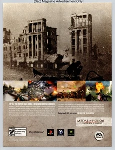 Medal of Honor European Assault EA PS2 Xbox WWII War Spiel 2005 Werbung - Bild 1 von 5