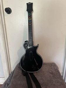 Guitar Hero Wireless Les Paul Controller XBOX 360 Black Tested - Picture 1 of 3