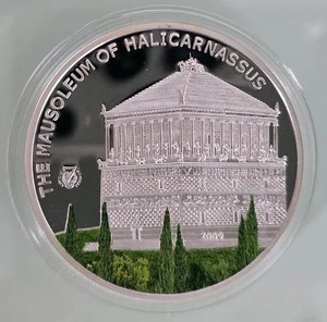 MDS PALAU 5 DOLLARS  2009 PP / PROOF "THE MAUSOLEUM OF HALICARNASSUS", SILBER #N - Bild 1 von 2