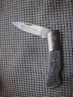 2008 Winchester Limited Edition Wildlife Series Lockback Knife -elk  VGC - Image 1 of 4
