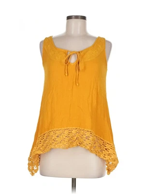 Blusa sin mangas amarilla Green Dragon para mujer M Foto 1 de 4