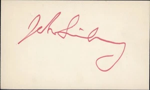 John Lindsay Autograph - Picture 1 of 1