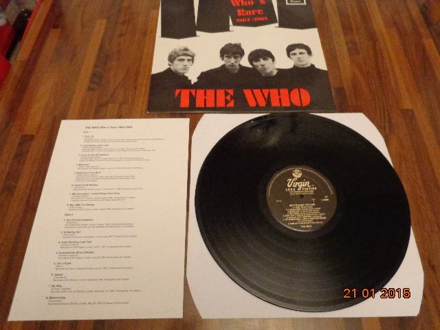 THE WHO "WHO'S RARE" - LP  -  V6468 - VIRGIN - Photo 1/1