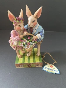 2006 Jim Shore Heartwood Creek #4007543 "Happy Together" Ostern Figur 8" - Bild 1 von 4