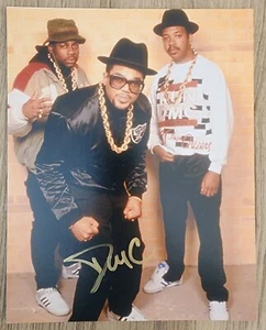 DMC von RUN-DMC signiertes 8x10 Foto Darryl McDaniels Hip Hop Rap Rock LEGEND RAD - Bild 1 von 1