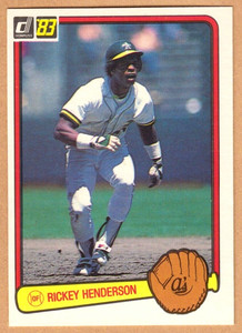 1983 Donruss Baseball #35 Rickey Henderson [Athletics] [NM/MT]