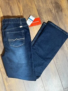 Kids Lucky Brand Pull On Flare Jeans Dark Barrier Wash XL 16 elastic waist youth - Picture 1 of 5