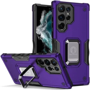 Military Grade Shockproof Hybrid Case with Ring Holder for Samsung Galaxy S23 - Picture 1 of 9