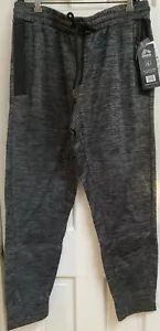 NWT RBX MEN TAPERED BLACK/GRAY JOGGER PANTS STYLE CRM7085 SIZE LARGE $78 - Picture 1 of 2
