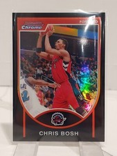 2007-08 Bowman Chrome CHRIS BOSH #4 - Refractor 187/199 Toronto Raptors (E)
