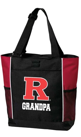Rutgers University Grandpa Tote Bag Rutgers Grandpa for BEACH SHOPPING GROCERIES Cover