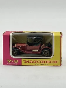 Vintage 1960's Lesney Matchbox 1914 Stutz Y-8 Car in Original Box - Picture 1 of 10