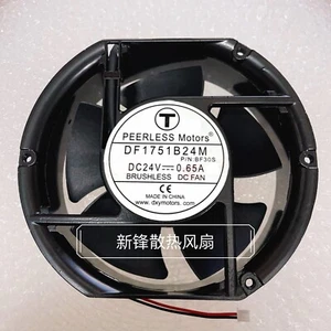 1 PCS T PEERLESS Motors Fan DF1751B24M DC24V 0.65A 17251 17CM cooling fan - Picture 1 of 3