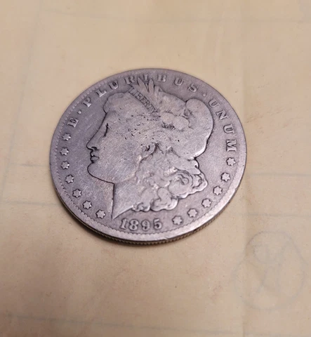 1895 S Morgan Silver Dollar - VG Cover