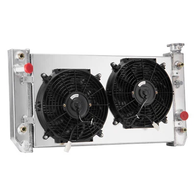 4 Row Radiator+Fan+Shroud fit 1988-94 Chevy S10 Blazer/GMC S15 Jimmy,Sonoma 4.3L — 第 1/4 张图片