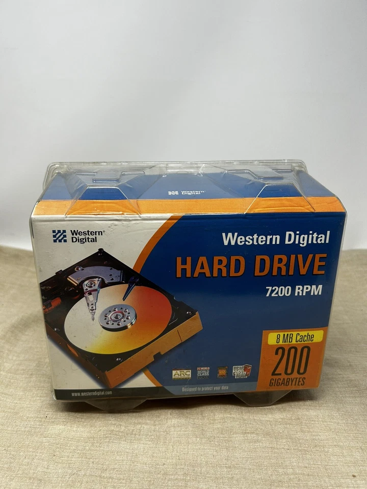 NEW Western Digital Caviar 200 GB,Internal,7200 RPM,3.5" WD2000JBRTL HDD SSD NAS - Image 1 of 3