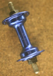 Oldschool NOS NEW Maillard Helicomatic 36h Blue front hub BMX Peugeot CPX 501 - Picture 1 of 4