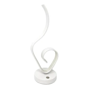 Lume da comodino tavolo lampada led luce bianca 6500k stile moderno 9 w d04 - Foto 1 di 6