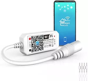 RGB WiFi Controller LED Light Controller Alexa Google Bluetooth 5050 3528 App - Picture 1 of 11