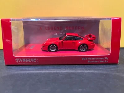 1/64 TARMAC PPORSCHE 911 993 РЕМАСТЕРИНГ GUNTHER WERKS КРАСНЫЙ - Изображение 1 из 4